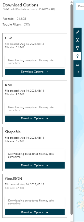 Download production history