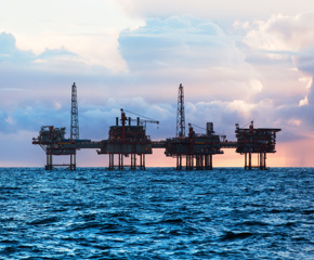 picture of UK offshore installations