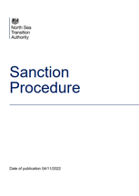 Sanction Proceedure