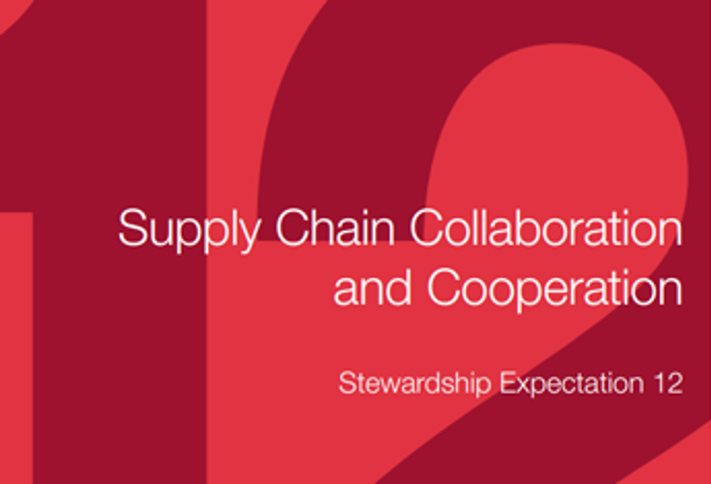 Supply Chain Collaboration and Cooperation