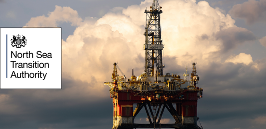 Rig North Sea Storm Logo Thin Outline